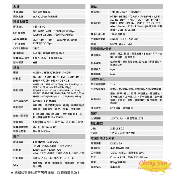 監視器組合 4路3鏡 DH-XVR5104HS-4KL-X 大華 DH-HAC-HFW2501EN-A 500萬畫素 監視器組合 4路3鏡 DH-XVR5104HS-4KL-X 大華 DH-HAC-HFW2501EN-A 500萬畫素