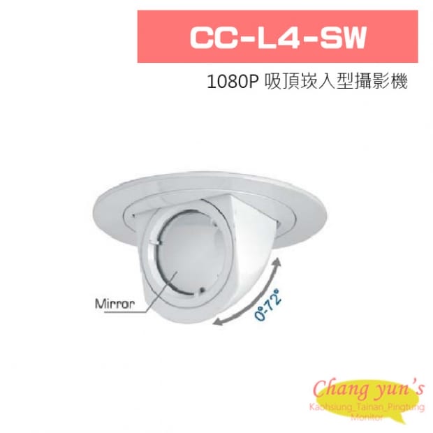 CC-L4-SW 1080P 吸頂崁入型攝影機
