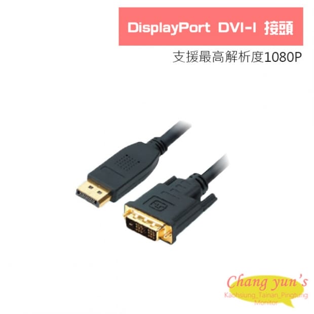 DisplayPort DVI-I 接頭