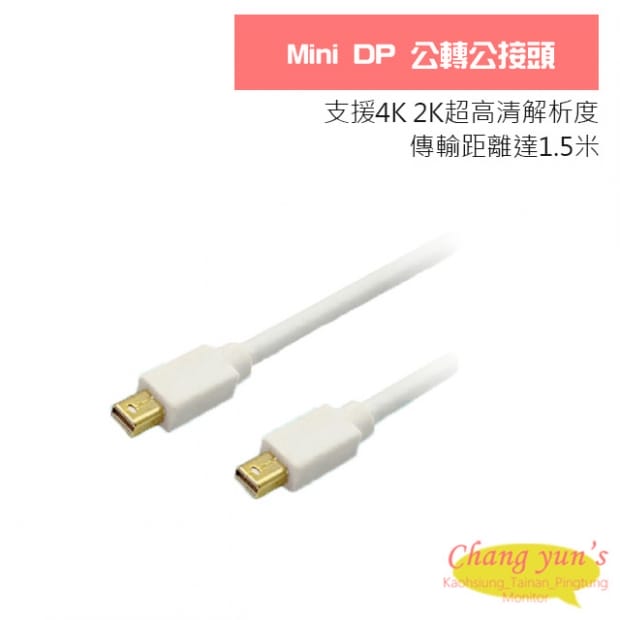 Mini DP 公轉公接頭