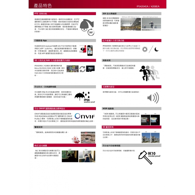 LILIN 利凌 IPS4208EA 200萬畫素 20倍 日夜兩用 高畫質高速球型網路攝影機 LILIN 利凌 IPS4208EA 200萬畫素 20倍 日夜兩用 高畫質高速球型網路攝影機