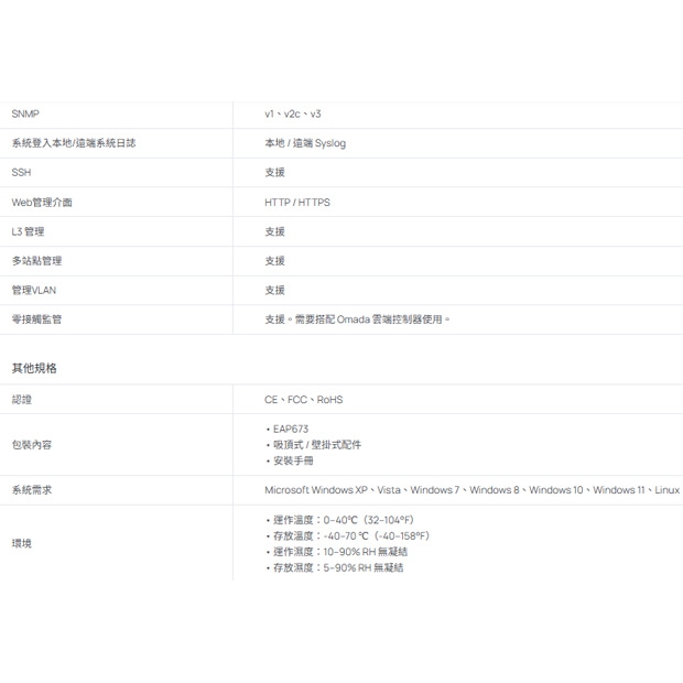 TP-LINK EAP673 AX5400 吸頂式 WiFi 6 基地台 / 無線 AP