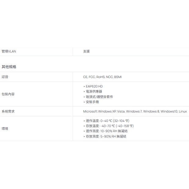 TP-LINK EAP620 HD V1 AX1800 吸頂式 Wi-Fi 6 基地台 / 無線AP