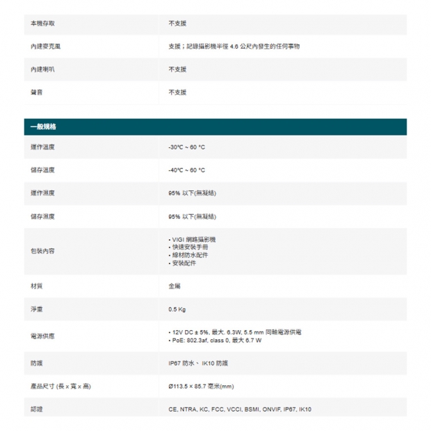 TP-LINK InSight S225 VIGI 2MP 全彩球型網路攝影機