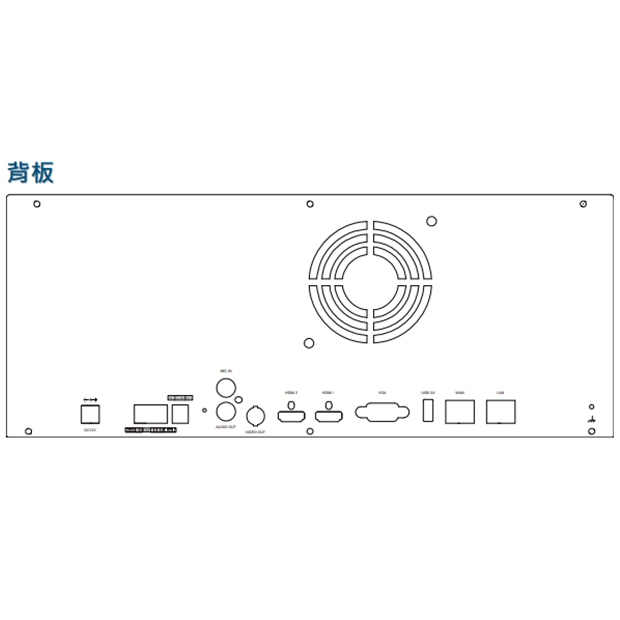 AVTECH 陞泰 DGH8564AX(US)-U1 64 路網路型錄影主機 (支援安裝8顆硬碟) 