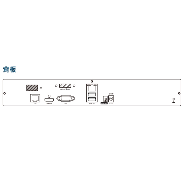 AVTECH 陞泰 DGH2114BIX(US)-U1 AI 智慧偵測 16 路 H.265 網路型錄影主機