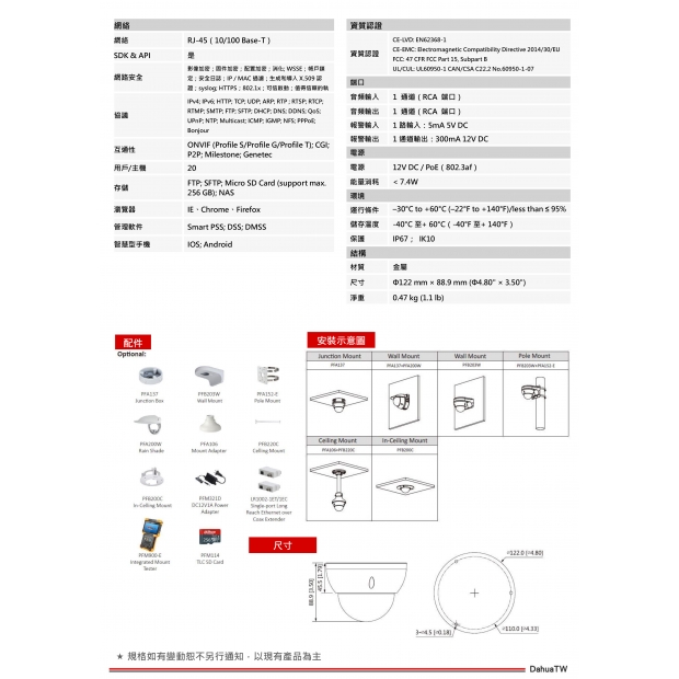 大華dahua DH-IPC-HDBW2831R-ZAS-S2 8MP Lite IR 變焦半球網路攝影機2.jpg