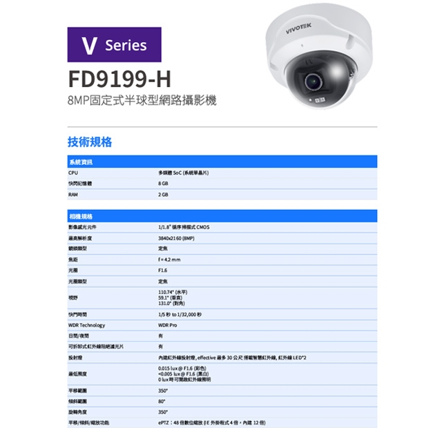 VIVOTEK FD9199-H 8MP固定式半球型網路攝影機.1.jpg