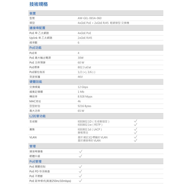 VIVOTEK AW-GEL-065A-060 4埠PoE_2埠 輕網管型 交換器.2.jpg