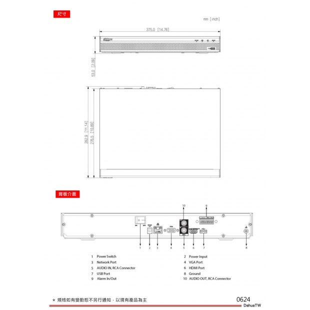 大華dahua DH-NVR4208-4KS3 8路 1U 2HDD NVR3.jpg