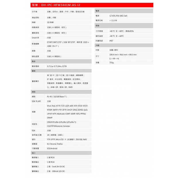 大華dahua DH-IPC-HFW3441M-AS-I2 4MP紅外線定焦槍型網路攝影機2.jpg
