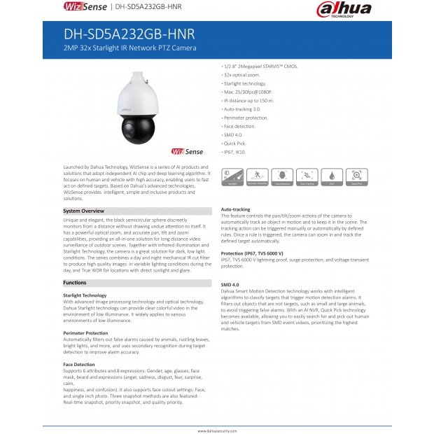大華dahua DH-SD5A232GB-HNR 2MP 32倍 星光紅外網路PTZ 攝影機1.jpg