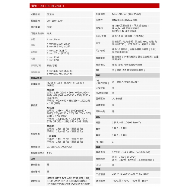 大華dahua DH-TPC-BF2241-TB3F4-DW-S2-HW 熱成像子彈頭IP攝影機2.jpg