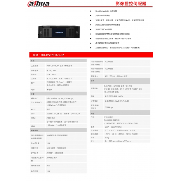 AVTECH 陞泰 DH-DSS7016D-S2 影像監控伺服器1.jpg