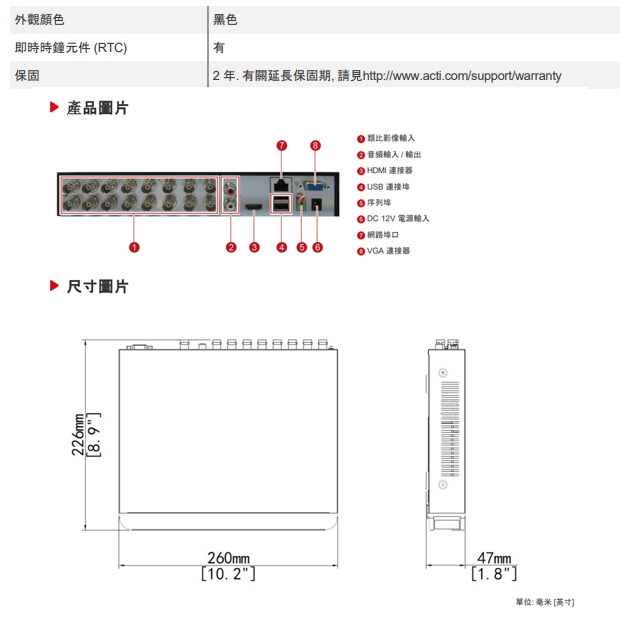 ACTi YVR-122 迷你混合式DVR主機.3.jpg