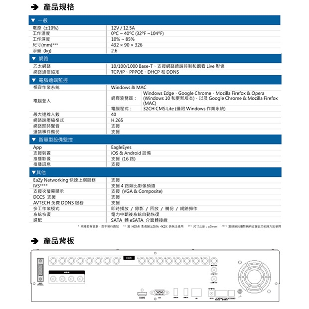 AVTECH 陞泰 AVZ4117AX 五合一16路XVR主機.3.jpg