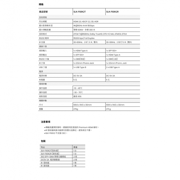 HANWELL SLK-F60K2 HDMI K.V.M 訊號 Fiber 延長器.3.jpg