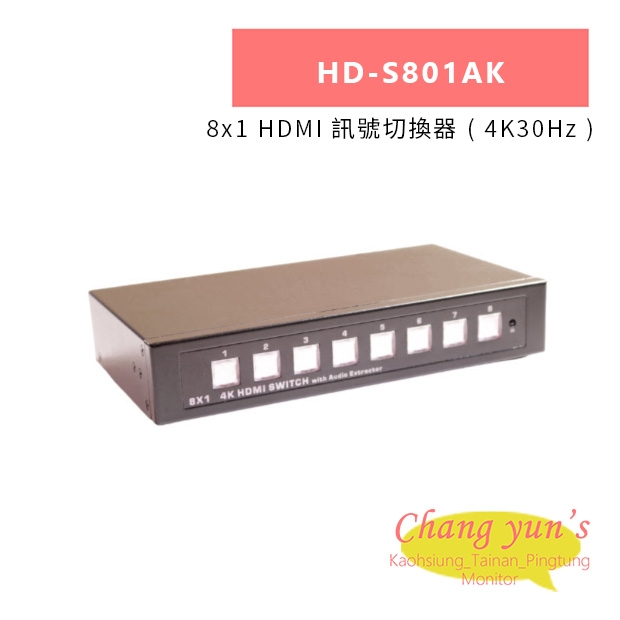 HANWELL HD-S801AK 8x1 HDMI 訊號切換器 _ 4K30Hz _.jpg