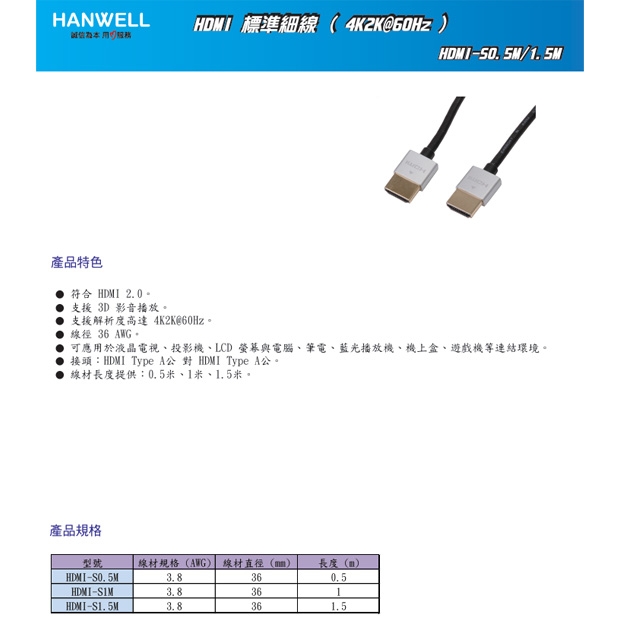HANWELL HDMI-S HDMI 影音傳輸線 _ 細線 _.1.jpg