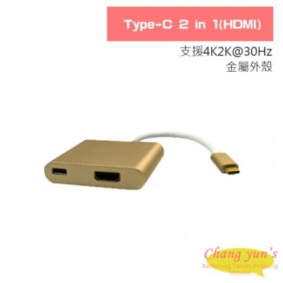 Type-C 2 in 1(HDMI)轉換器