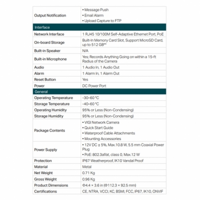 TP-LINK InSight S445ZI 400萬 紅外線電動變焦半球型網路攝影機