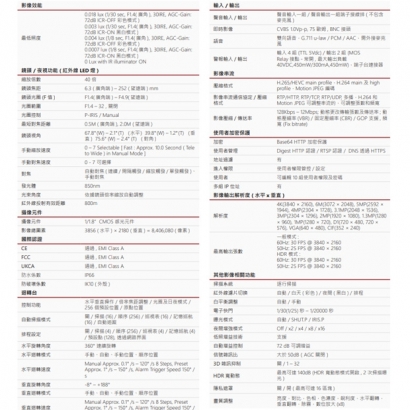 LILIN 利凌 S7R5884EX40-L8 40倍日夜兩用 800萬畫素 防破壞高速球型網路攝影機