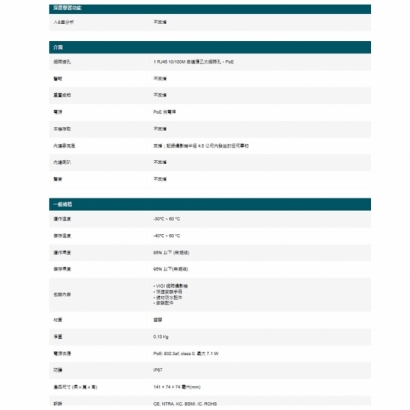 TP-LINK EasyCam C320 200萬 戶外全彩槍型監網路攝影機