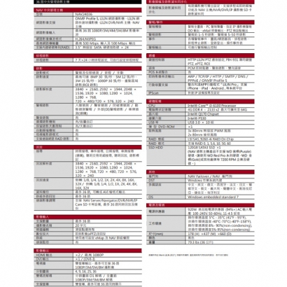 LILIN 利凌 NAV24036 36路 支援雙螢幕 中央管理錄影主機