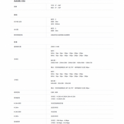TP-LINK VIGI C540-W VIGI 4MP 戶外全彩 Wi-Fi 旋轉式無線監視器/商用網路監控攝影機