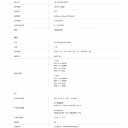 TP-LINK VIGI C540V VIGI 4MP 戶外型全彩雙鏡頭變焦旋轉式監視器/商用網路監控攝影機