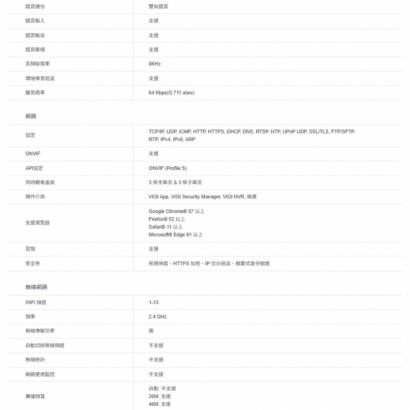 TP-LINK VIGI C440-W VIGI 4MP 全彩 Wi-Fi 半球型無線監視器/商用網路監控攝影機