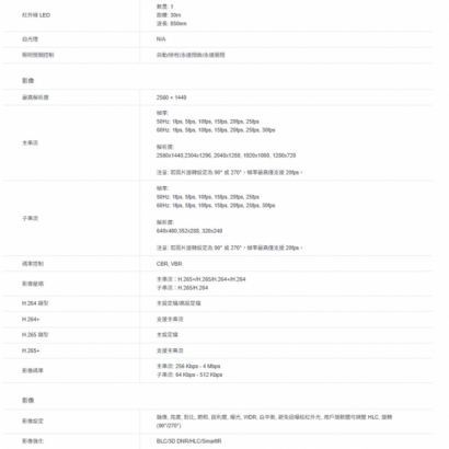 TP-LINK VIGI C440I VIGI 4MP 紅外線半球型監視器/商用網路監控攝影機