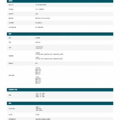 TP-LINK VIGI C420I VIGI 2MP 紅外線半球網路攝影機