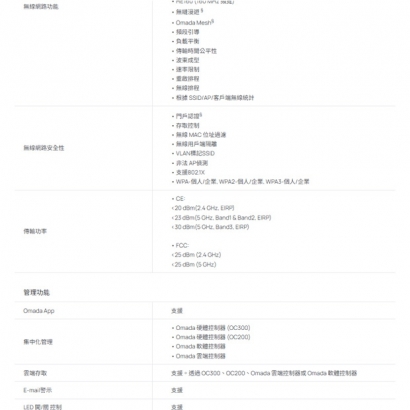 TP-LINK EAP653 AX3000 吸頂式 Wi-Fi 6 基地台 / 無線AP