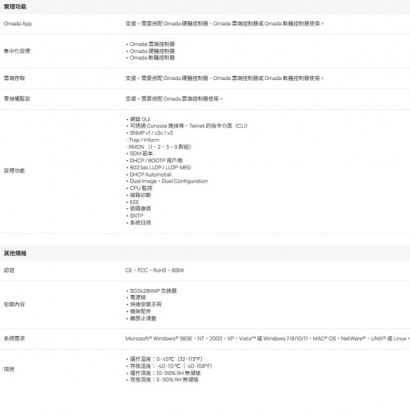 TP-LINK SG3428XMP Omada 24 埠 Gigabit 和 4 埠 10GE SFP+ L2+ 管理型交換器 (含 24 埠 PoE+)