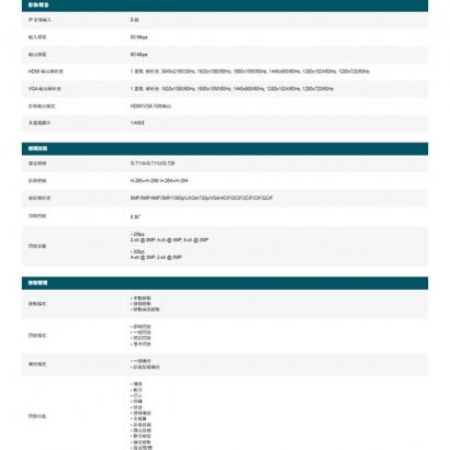 TP-LINK VIGI NVR2008H-8MP VIGI 8 路 PoE+ 網路監控主機/監視器主機(NVR) TP-LINK VIGI NVR2008H-8MP VIGI 8 路 PoE+ 網路監控主機/監視器主機(NVR)