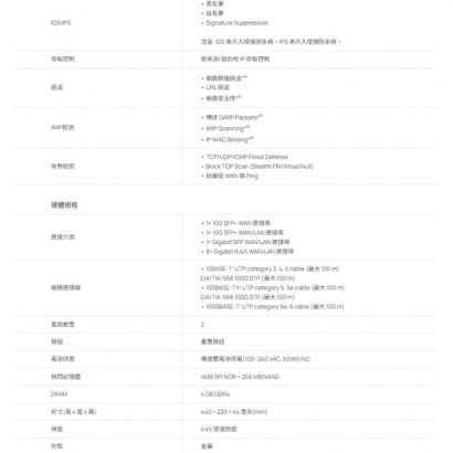 TP-LINK G611 Omada Pro VPN 路由器(含 10G 連接埠)