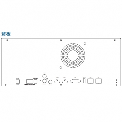 AVTECH 陞泰 DGH8564AX(US)-U1 64 路網路型錄影主機 (支援安裝8顆硬碟) 