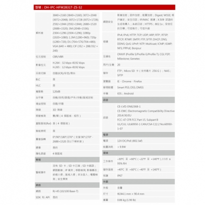 大華dahua DH-IPC-HFW2831T-ZS-S2 8MP Lite 紅外變焦槍型網路攝影機2.jpg