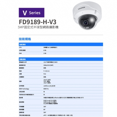 VIVOTEK FD9189-H-V3 5MP固定式半球型網路攝影機.1.jpg