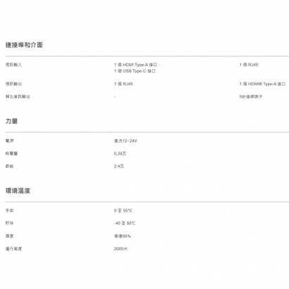 HUW01-4K6G 4K60Hz HDMI& USB-C (DisplayPort) CAT5e 面板式延長器 60m - 2025 Q4