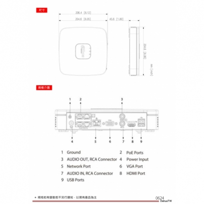 大華dahua DH-NVR4104-P-4KS3 4路1U 4PoE 1HDD NVR3.jpg