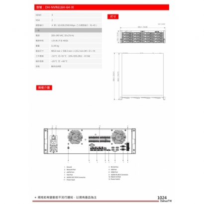 大華dahua DH-NVR616H-64-XI 64路 3U 16HDD NVR3.jpg 大華dahua DH-NVR616H-64-XI 64路 3U 16HDD NVR3.jpg
