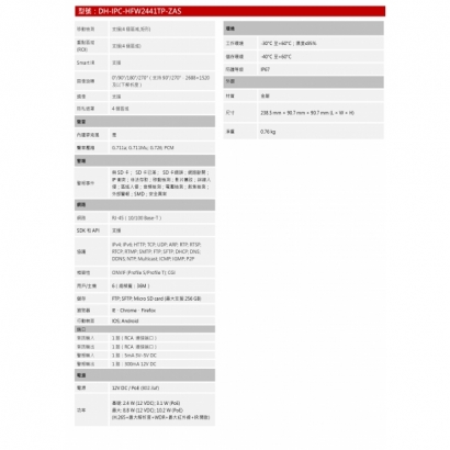 大華dahua DH-IPC-HFW2441TP-ZAS 400萬變焦紅外線槍型網路攝影機 _聲音_警報_2.jpg 大華dahua DH-IPC-HFW2441TP-ZAS 400萬變焦紅外線槍型網路攝影機 _聲音_警報_2.jpg