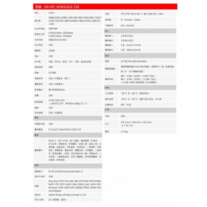 大華dahua DH-IPC-HFW5241E-Z5E 2MP 紅外線變焦槍型網路攝影機2.jpg