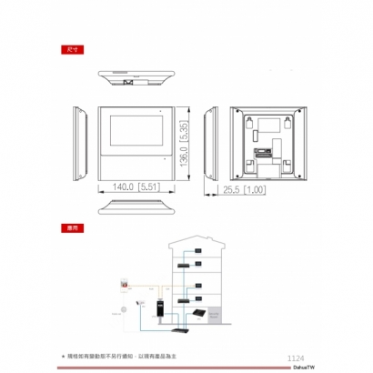大華dahua DH-VTH2611L-WP 4.3吋IP室內機2.jpg