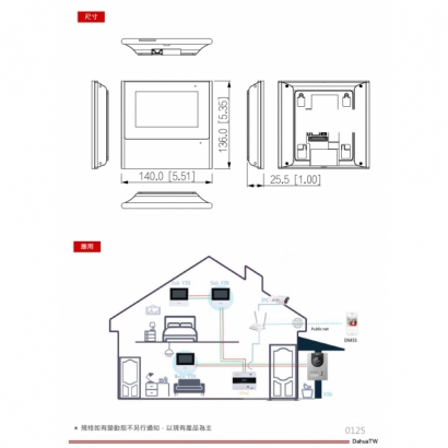大華dahua DH-VTH2612L 4.3吋2線式IP室內機2.jpg