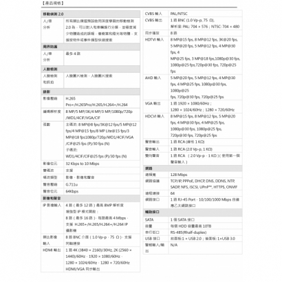 HW-DR708U1 8 路 800 萬 H.265 智慧型 DVR2.jpg