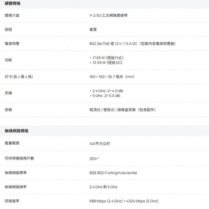 TP-LINK EAP720 BE5000 吸頂式 Wi-Fi 7 無線基地台.1.jpg