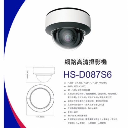 昇銳 HS-D087S6 6百萬人臉偵測半球型網路攝影機.1.jpg